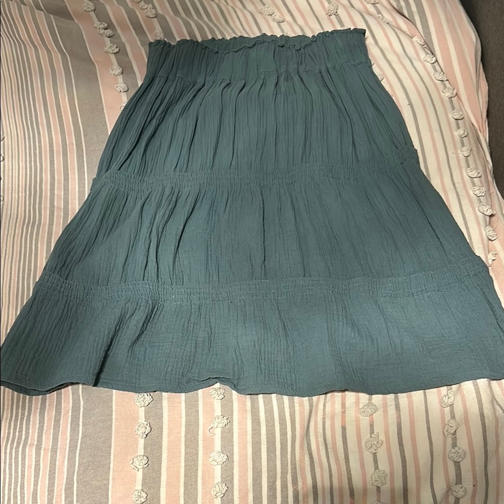 Elegant Teal Skirt